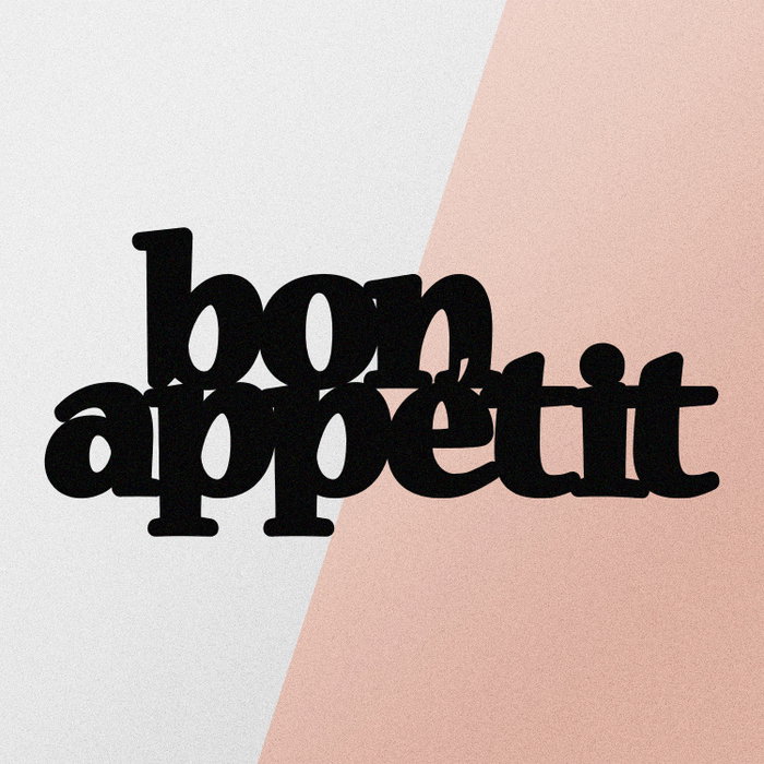 Wallity Bon Appetit 2 Accesorio Decorativo de Pared de Metal Negro